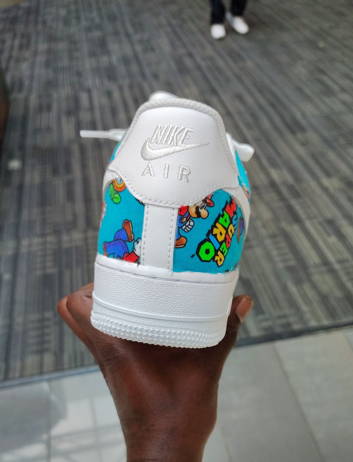 Custom AF1s ( super Mario bros)