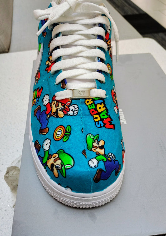 Custom AF1s ( super Mario bros)