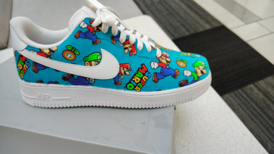 Custom AF1s ( super Mario bros)