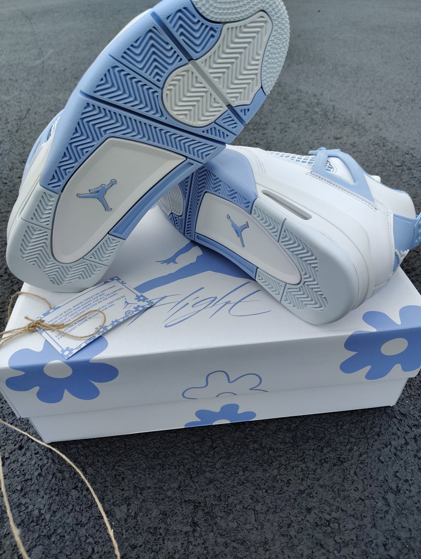 Air Jordan Retro 4 ( for get me not)