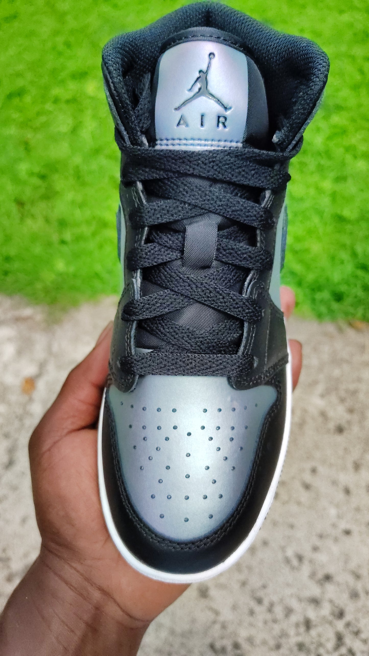 Unreleased Jordan Retro 1 black iridescent