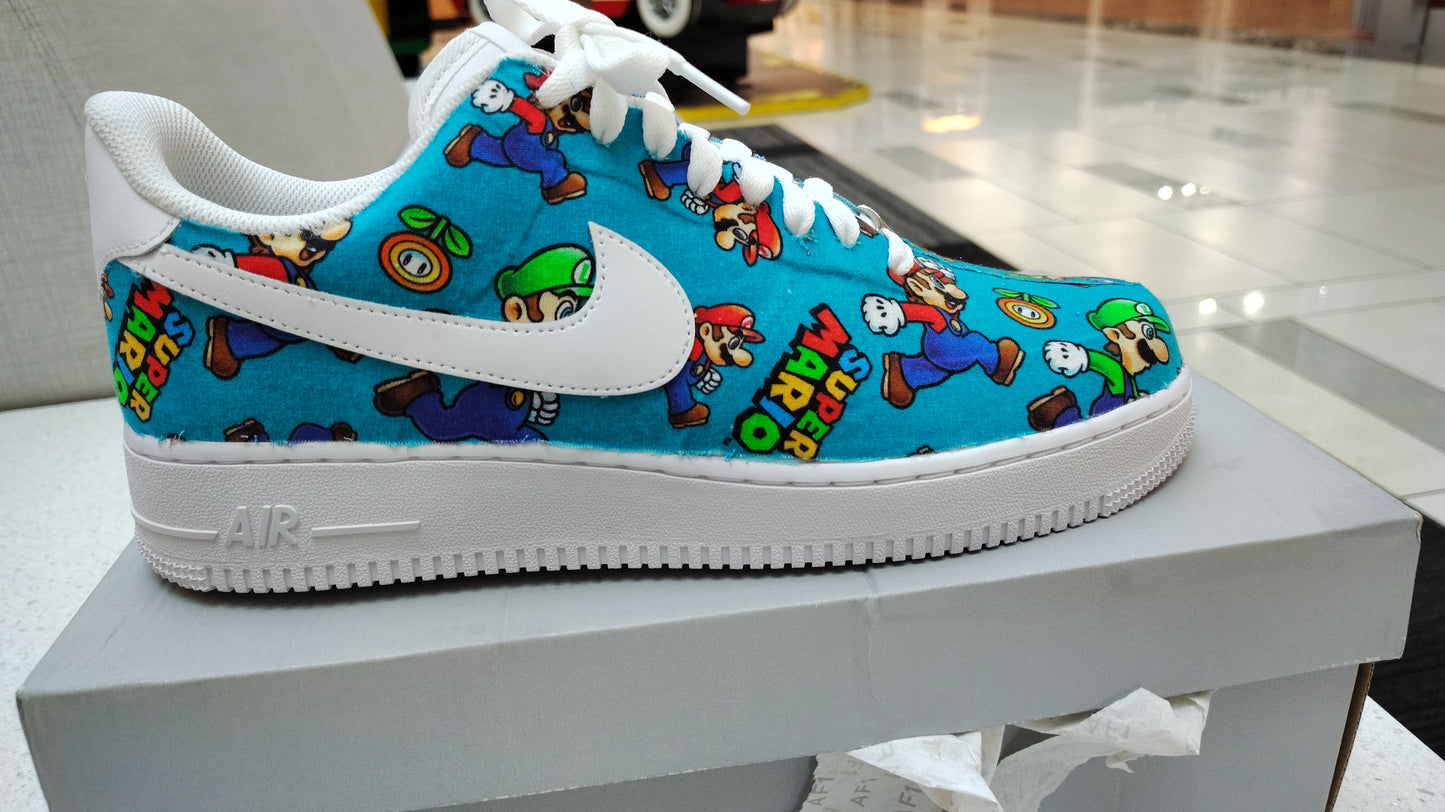 Custom AF1s ( super Mario bros)